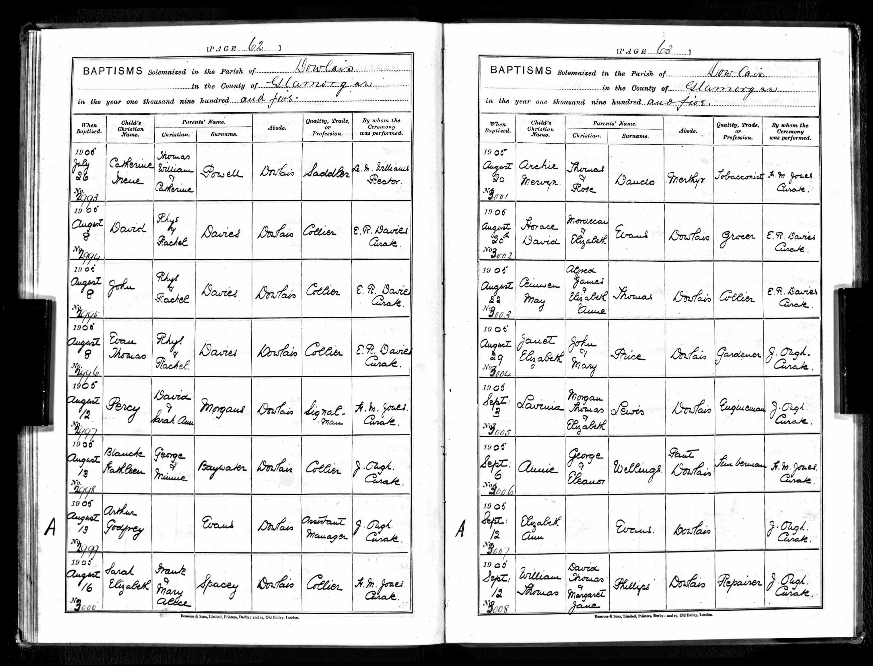 DAVIES-David-1906-Baptism