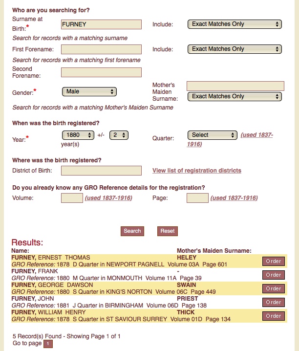 FURNEY-George-Dawson-1880-Birth-Index-Search-Results