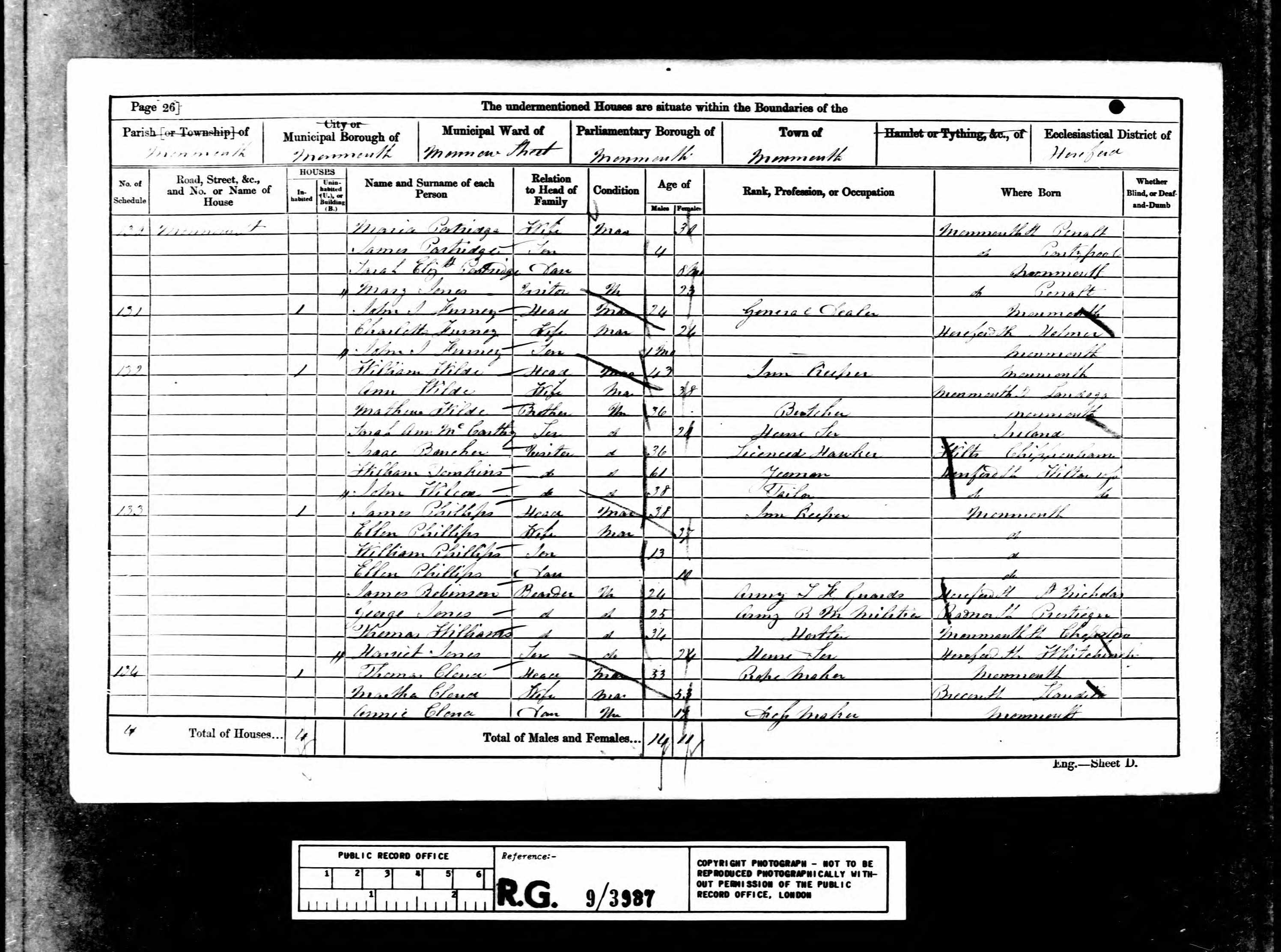 FURNEY-John-Jarrett-1861-Census