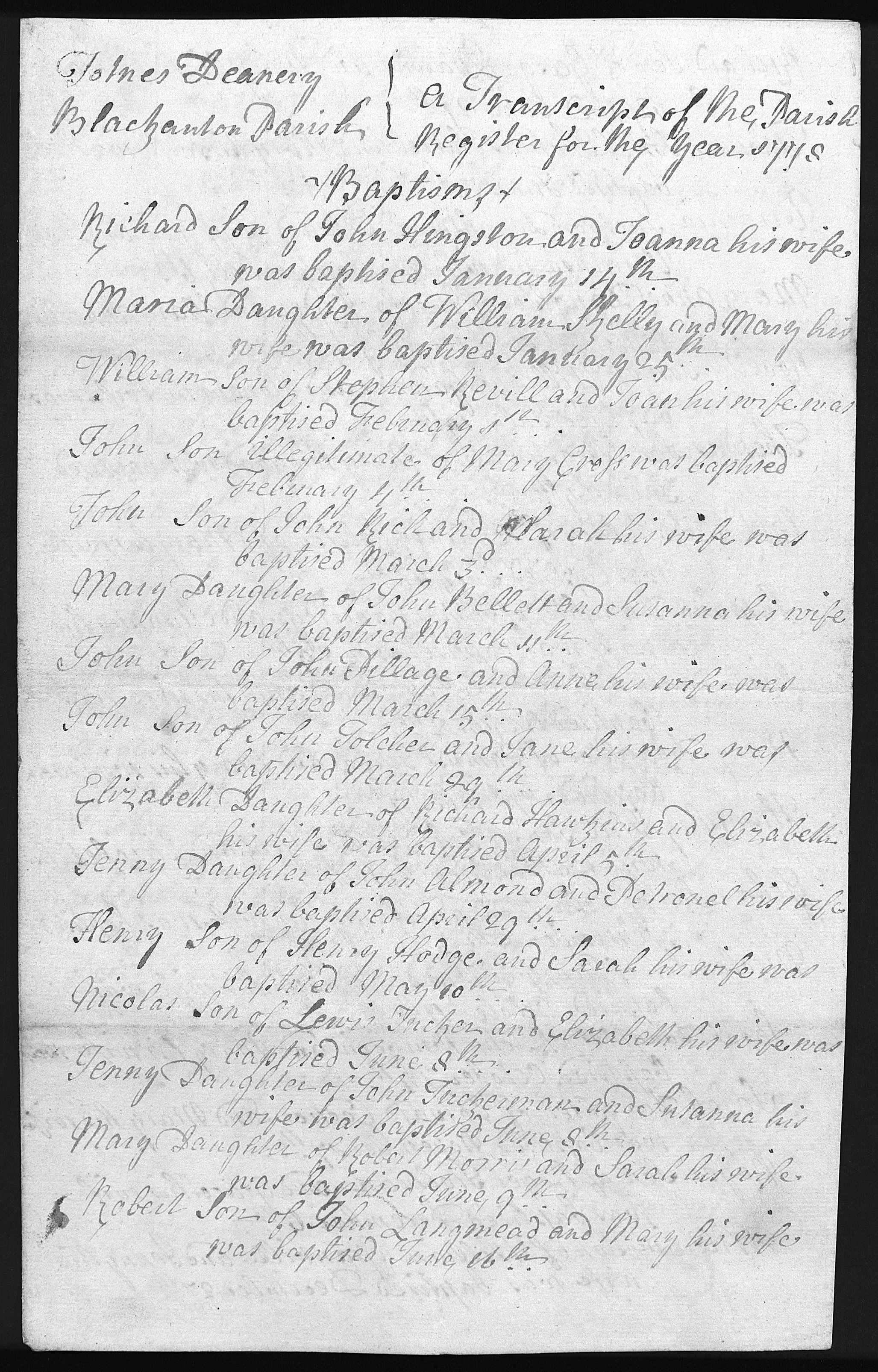 HINGSTON-Richard-1778-Baptism