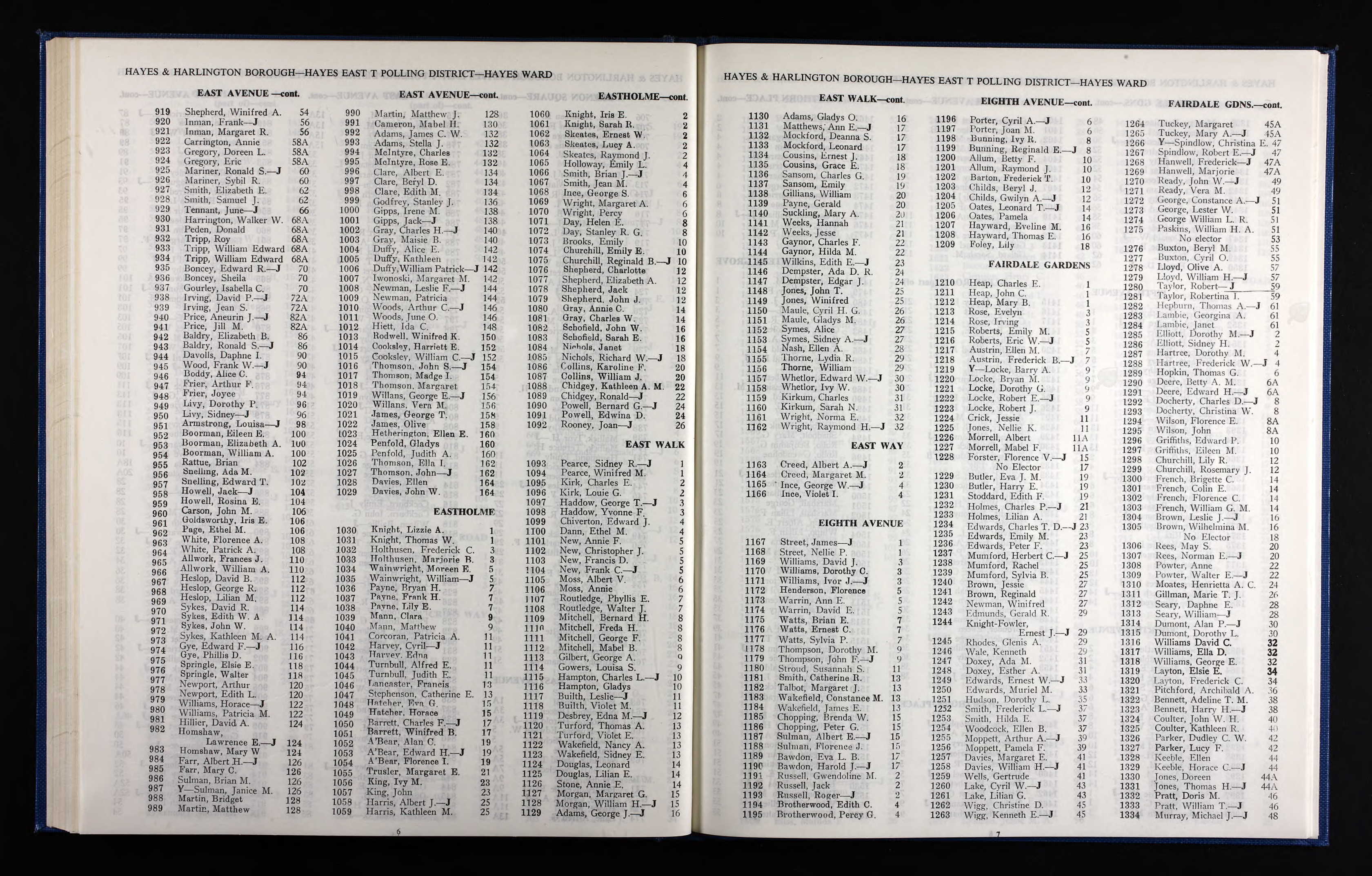 MUMFORD-Herbert-Cecil-1965-Electoral-Register